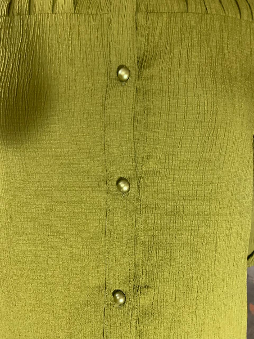 Olive Green Two-Piece Coord Set