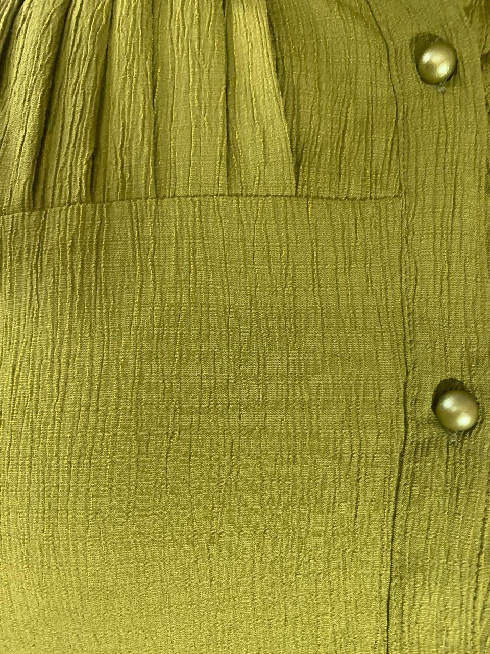 Olive Green Two-Piece Coord Set