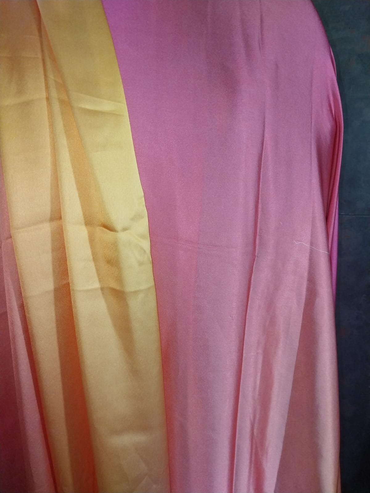Multi color Saree Japan Satin Ombre