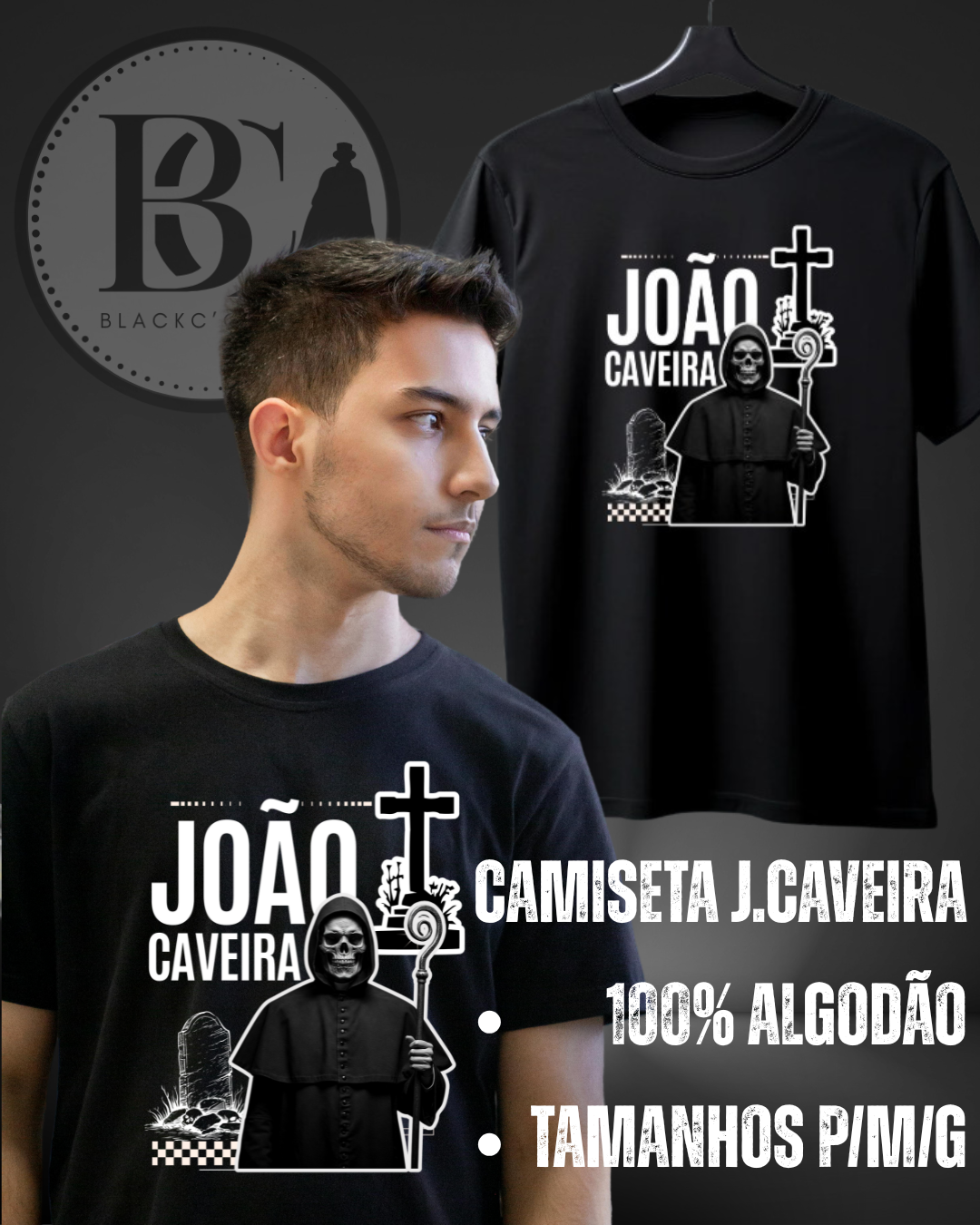 Camiseta João Caveira