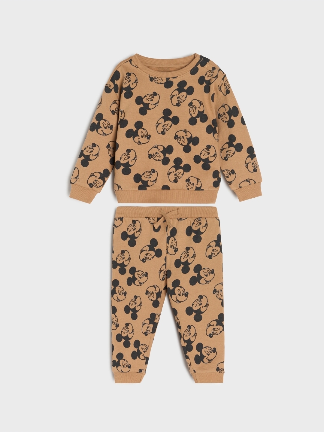 Completo Tuta Felpa e Joggers Bambino Stampa Topolino 