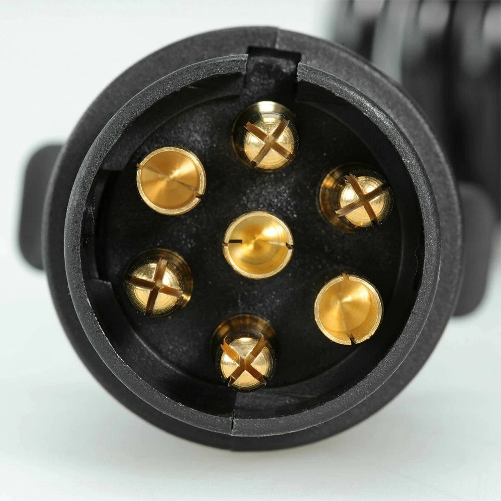 TRAILER SUZIE CURLY COIL CABLE 7 PIN TO 7 PIN CONNECTION 2.5M HIGH QUALITY