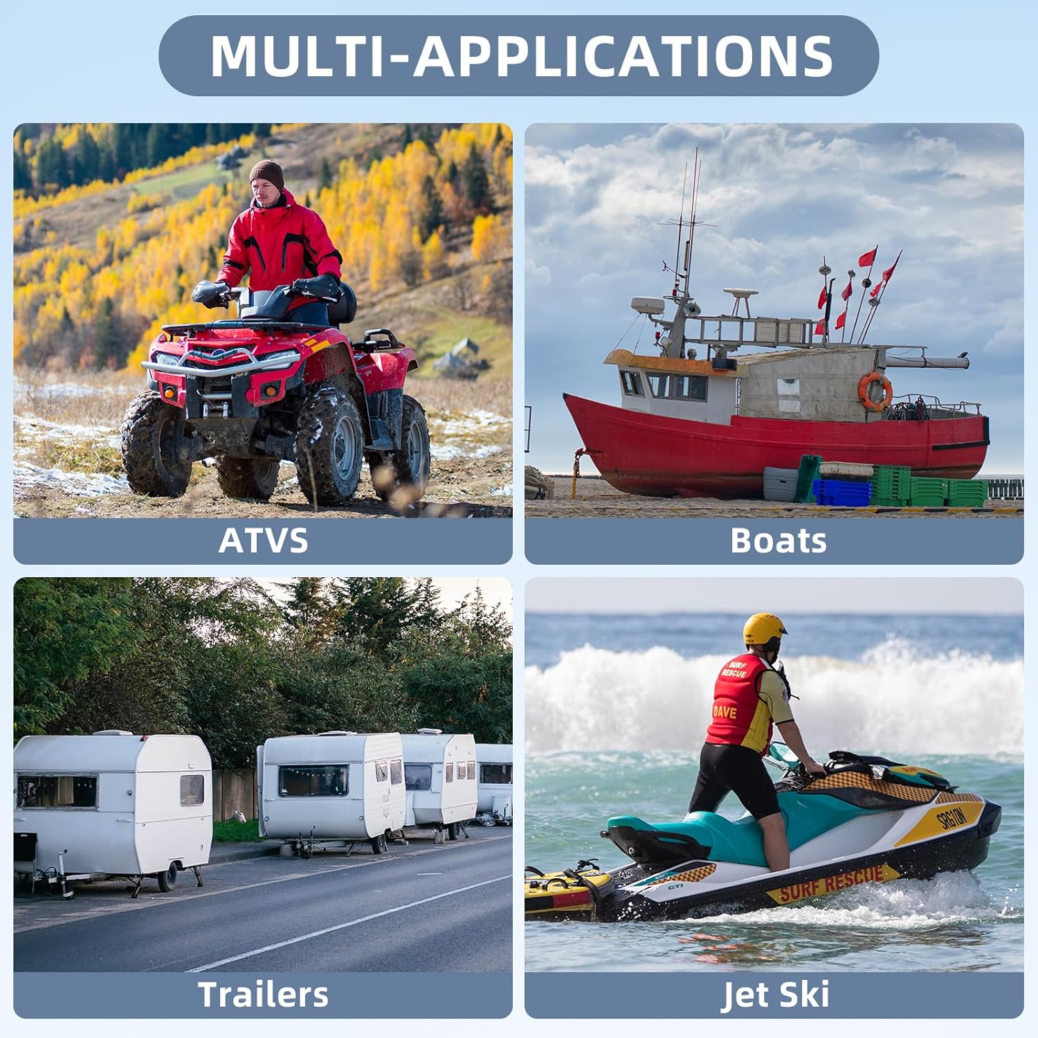 Heavy Duty 1000lbs Hand Winch Crank Strap Gear Winch for Trailer Boat ATV