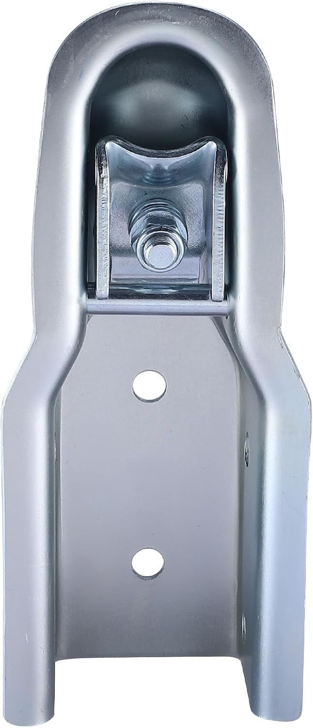 Straight Tongue Trailer Coupler for 3-Inch Channel and 2-Inch Hitch Ball,Straight Coupler 5,000 lbs Capacity