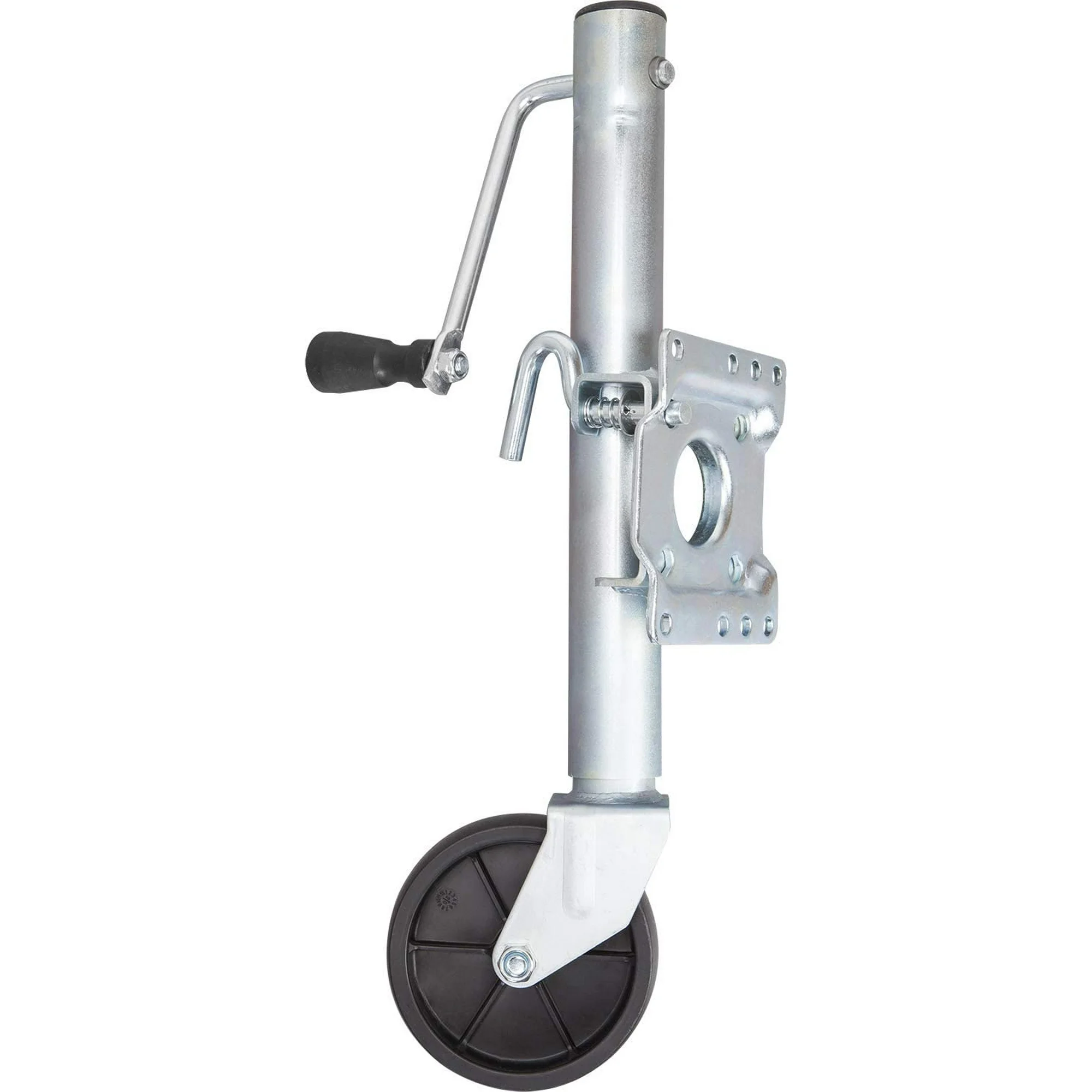 Trailer Jack Swing-Back Bolt-on Trailer Jack with 1/2 Ton (1,000 lb) Capacity