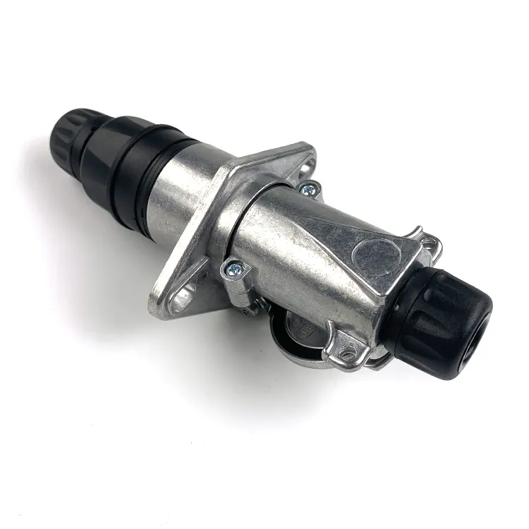 7 Pin Pole Electric Coupler Socket Adapter Plug for Heavy Duty Truck Trailer Spare Parts