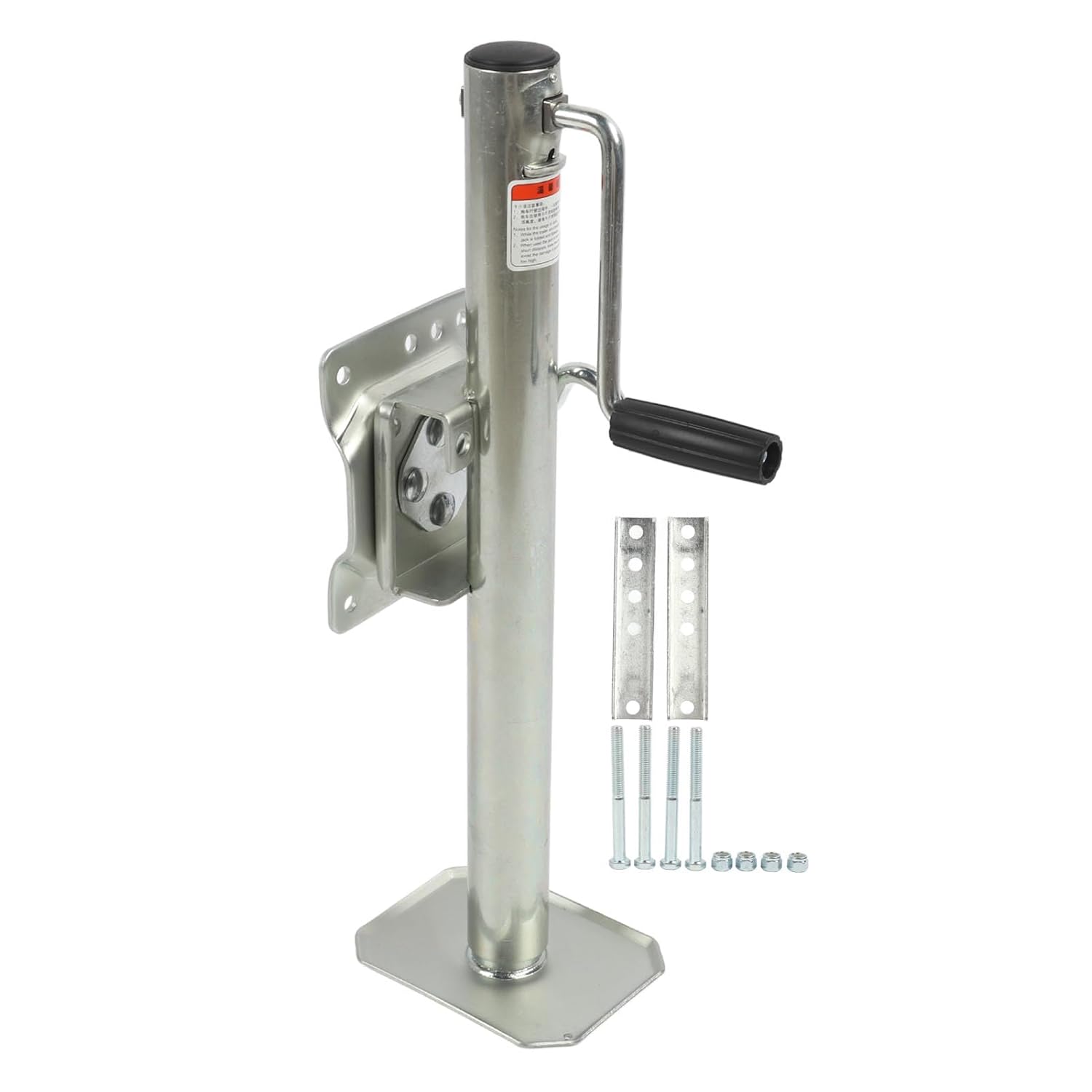 Swivel Trailer Jack, 2000lbs Load Bearing Single Wheel Trailer Jack