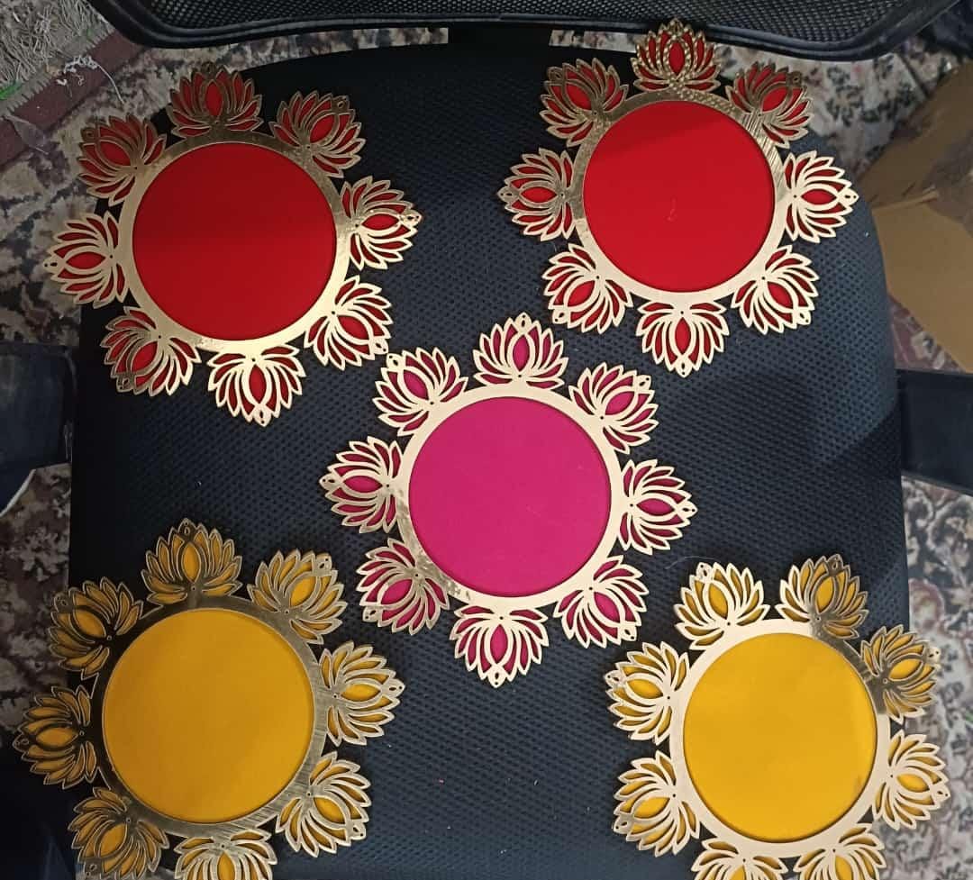 Decorative Acrylic Rangoli Mats