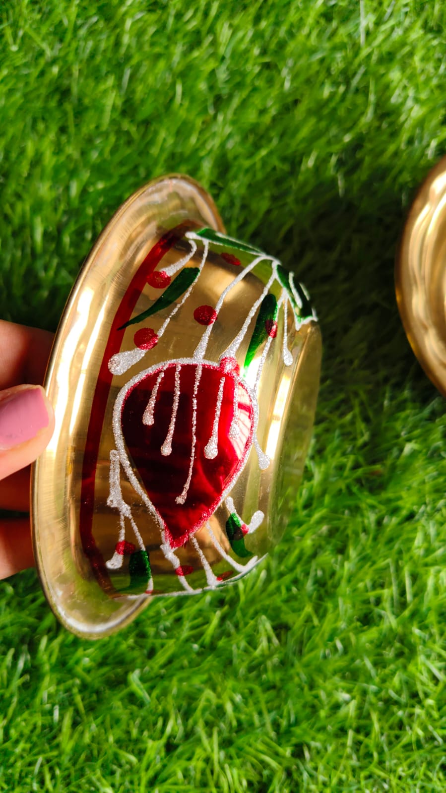 Brass bowls With Meenakari Work