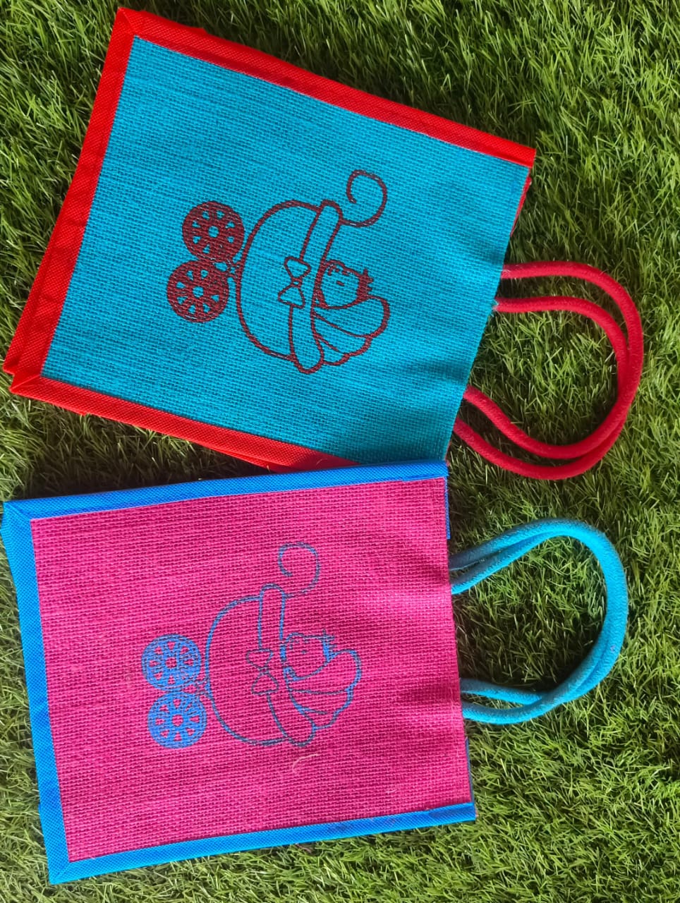 Baby Shower Themed Jute Bags (Customisable)