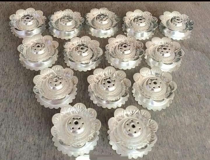 German Silver Agarbatti Stand