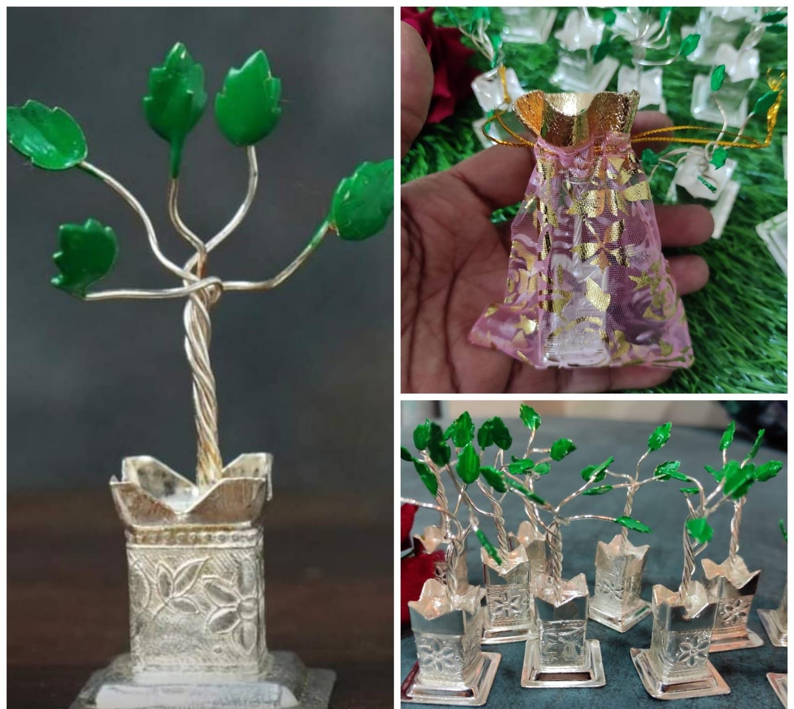 3-Inch German Silver Tulsi