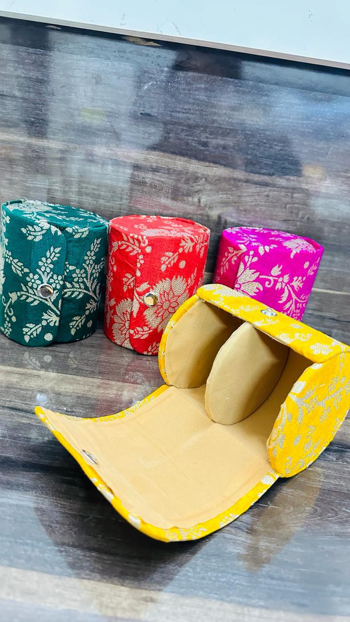 Silk Brocade Bangle Boxes (4 - inch sized)