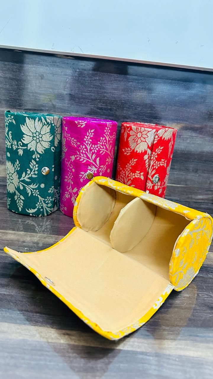 Silk Brocade Bangle Boxes (6-inch size)