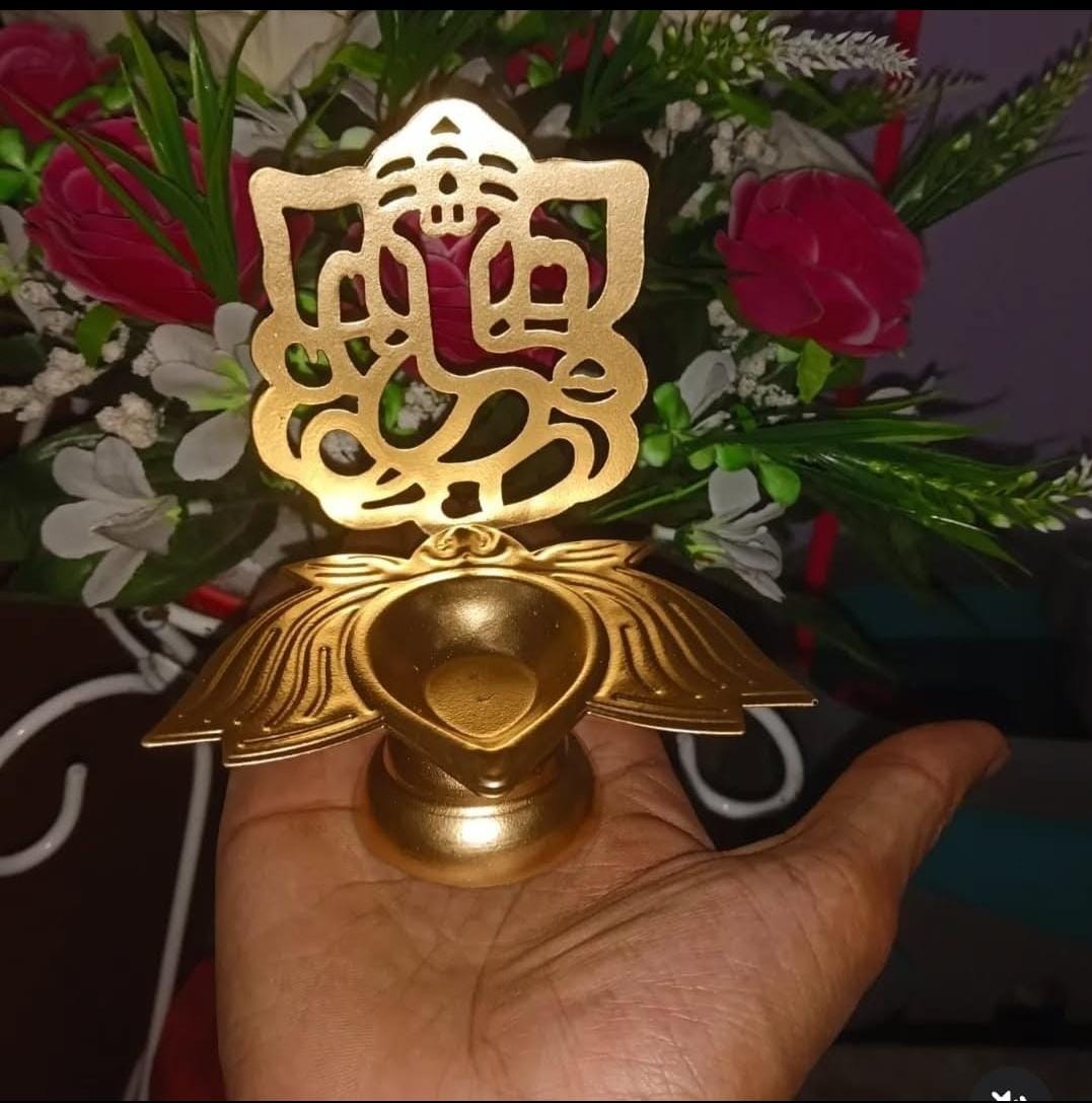 Metal Ganesh Diya