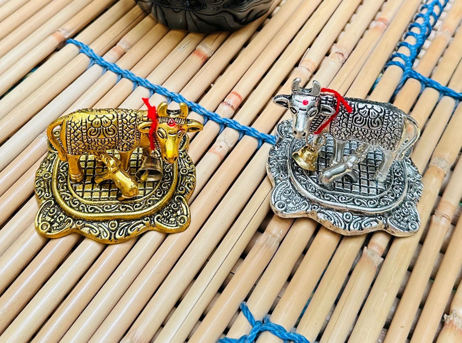 German Silver-Plated Comatha Idol – 5 inches