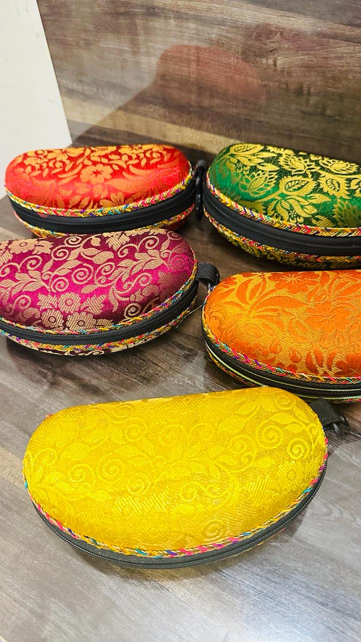 Silk Brocade Eyewear Covers