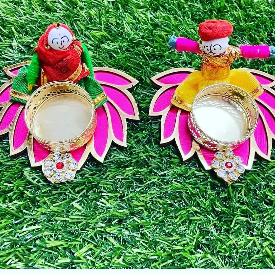4" Puppet Tealight Diyas