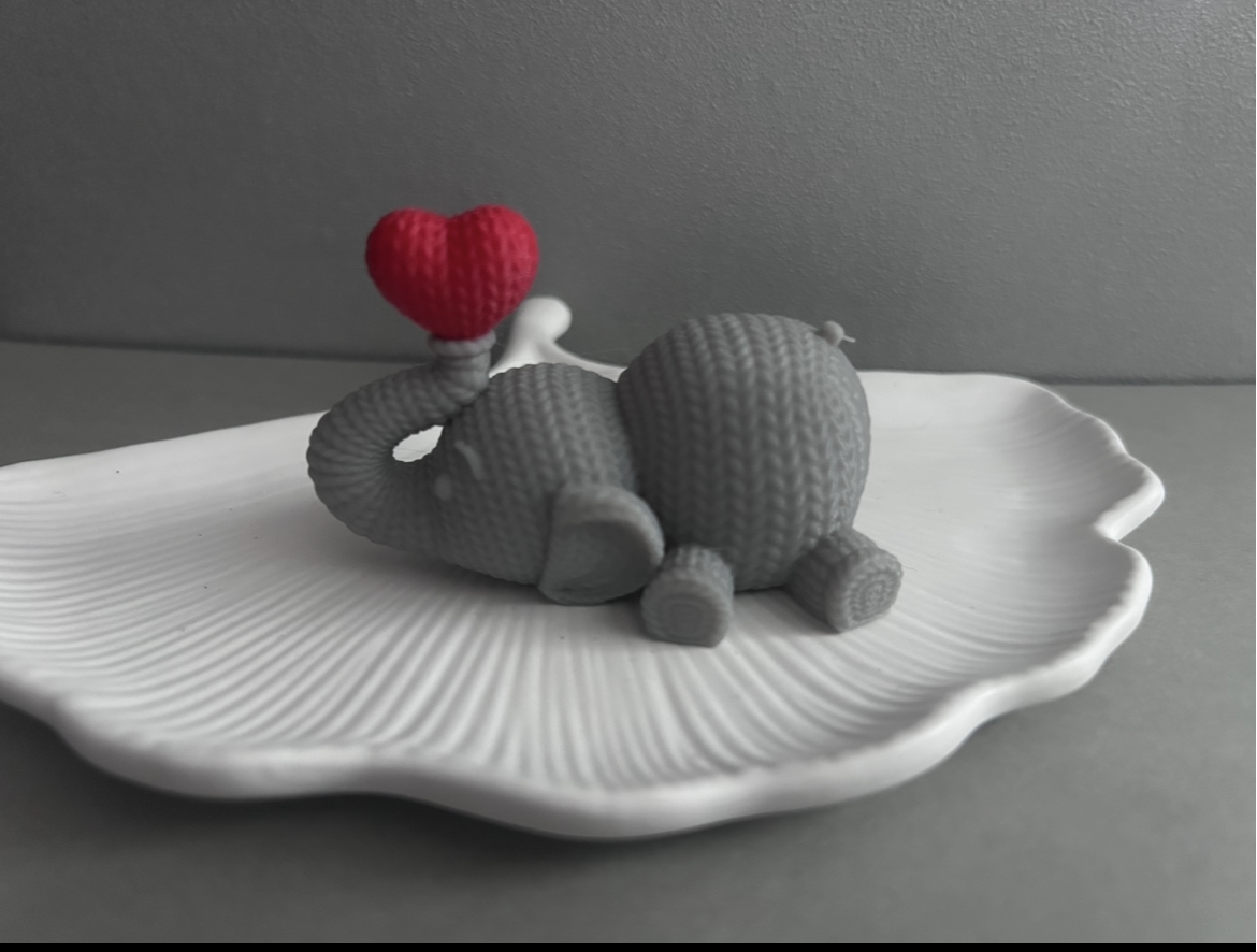 Figurine Éléphant Amour