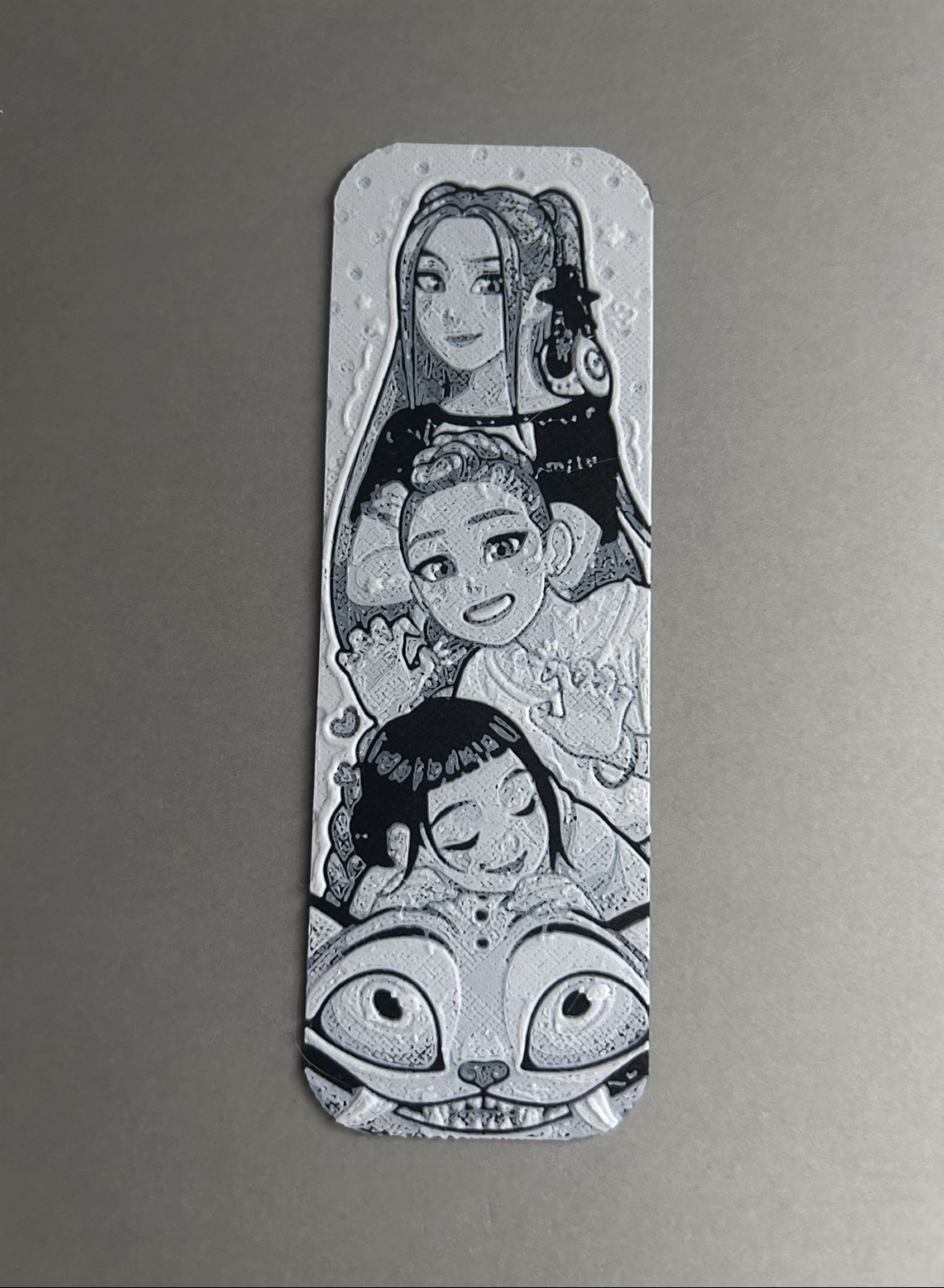 Marque-page illustré k-pop