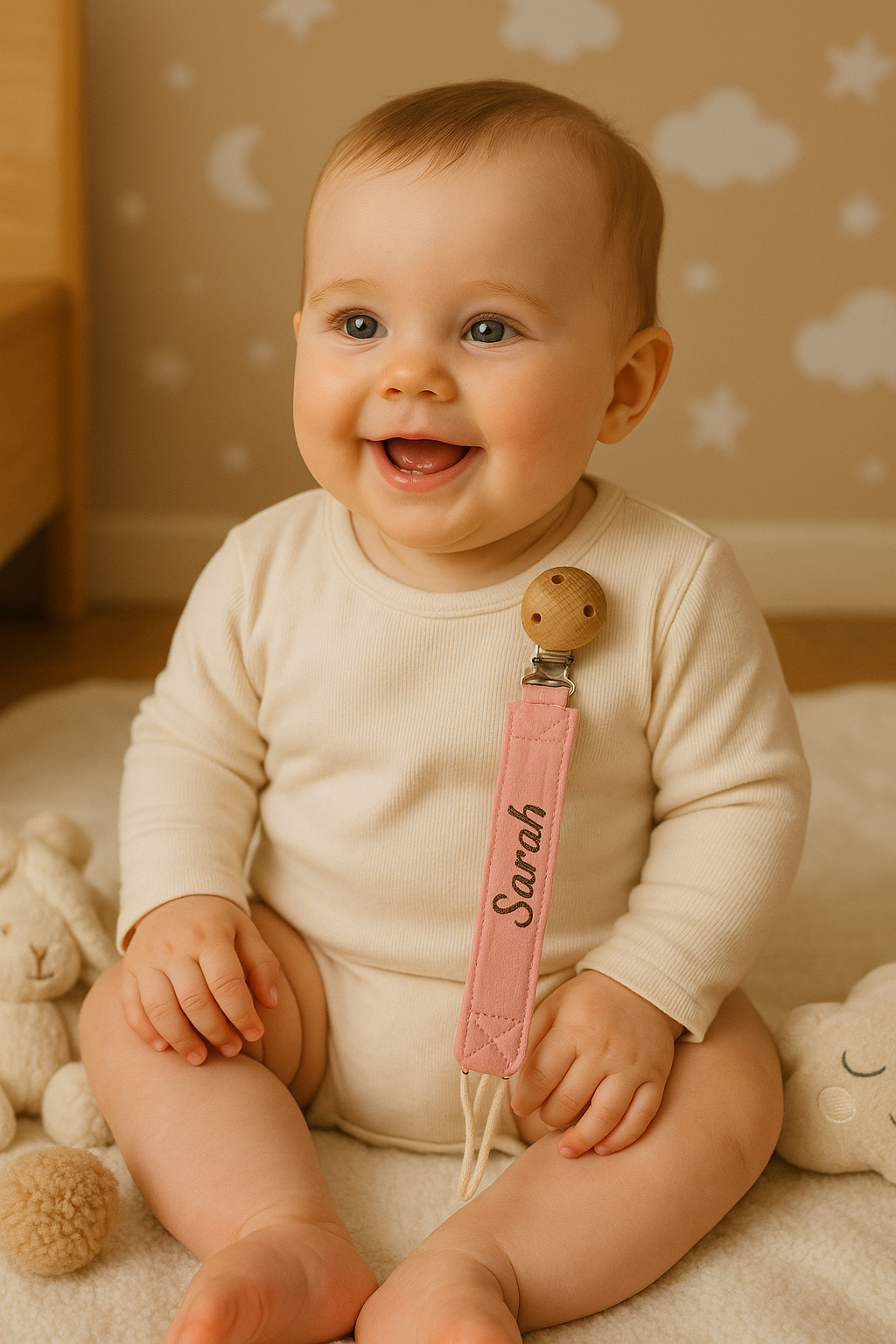 Attache-tétine en tissus