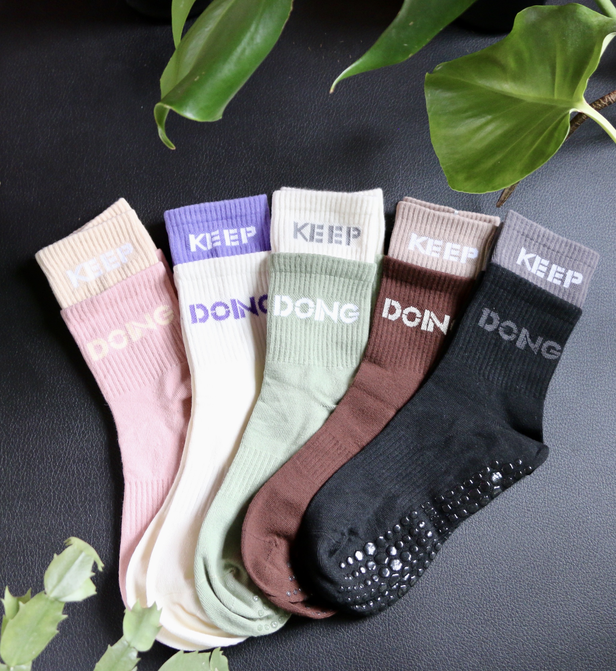 Grip Pilates Socks - Pack of 5