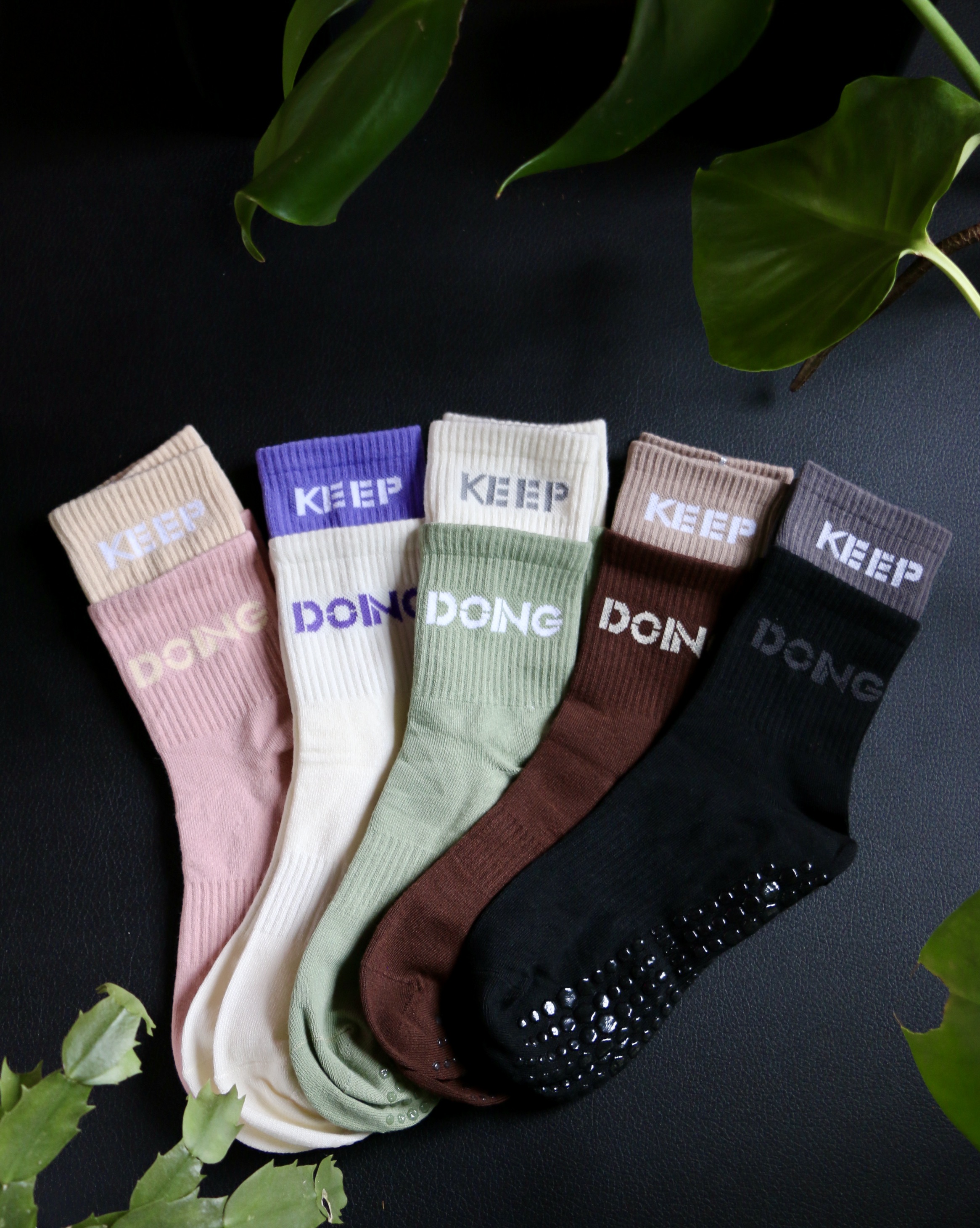 Grip Pilates Socks - Pack of 5