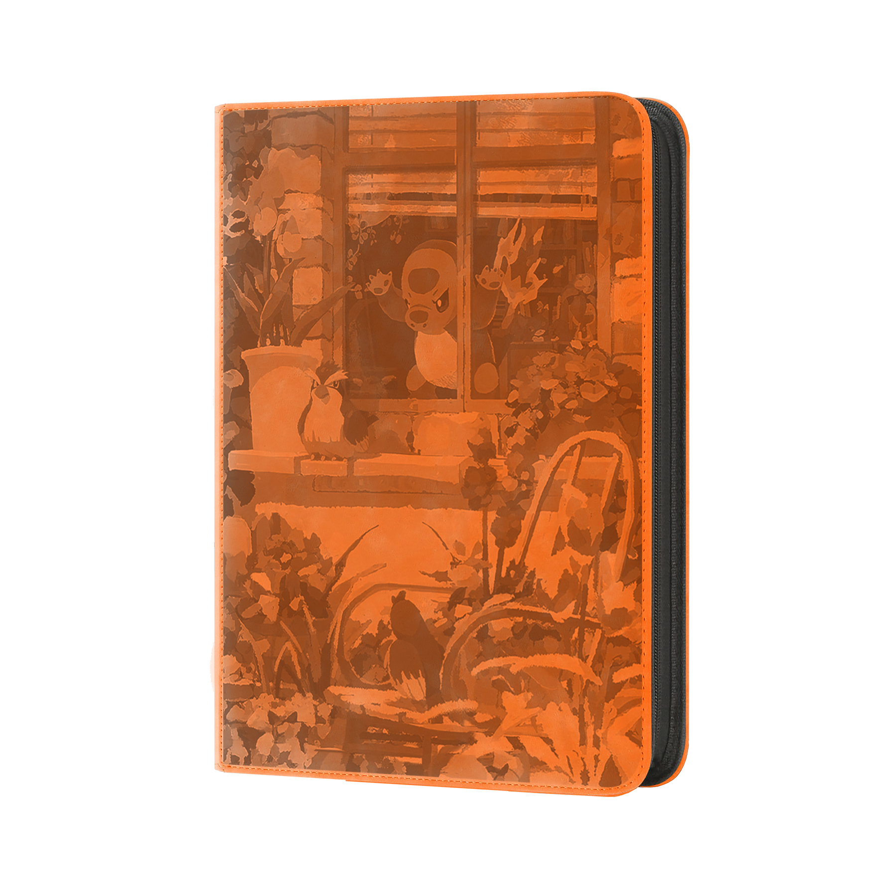 CHARMANDER WINDOW - CARD ART - ORANGE