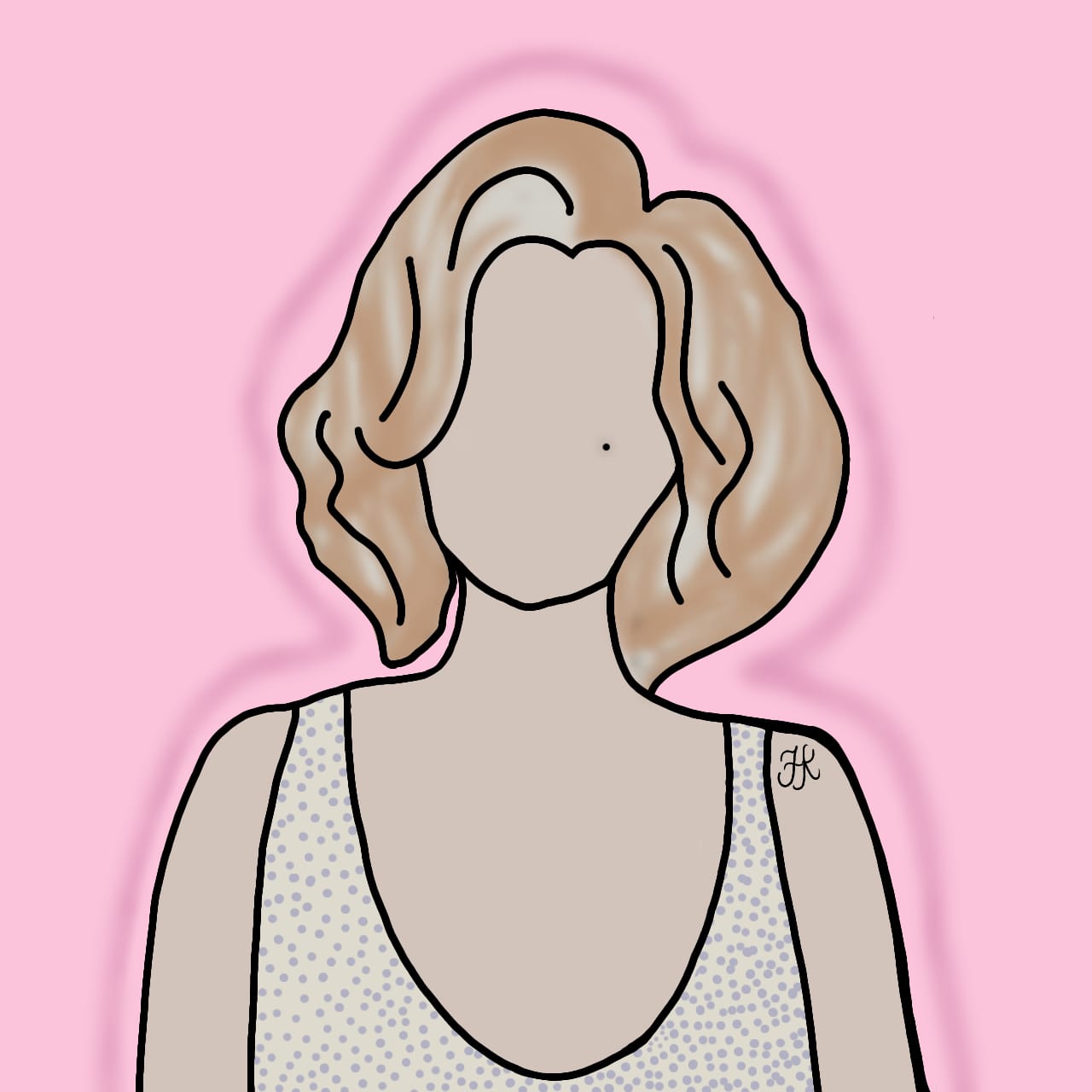Digital Illustration of a Woman