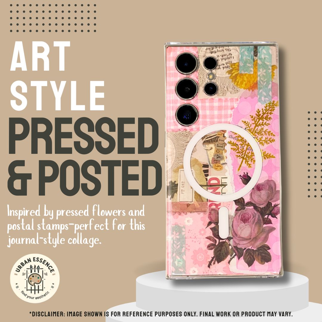 Mobile Paper Insert Compatible with Silicon and Transparent Phone Cases