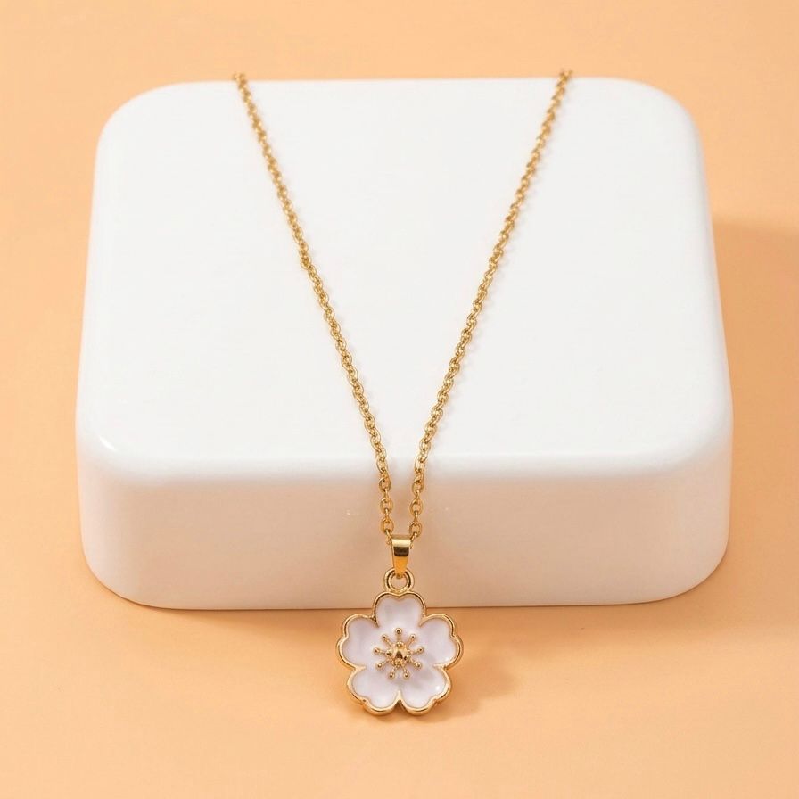 Collar Flor Dorada