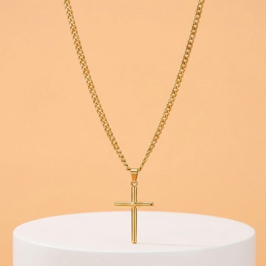 Collar Cruz Dorada