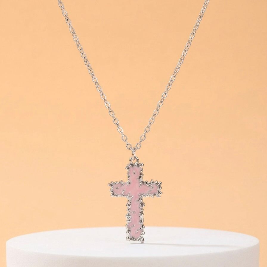 Collar con cruz 