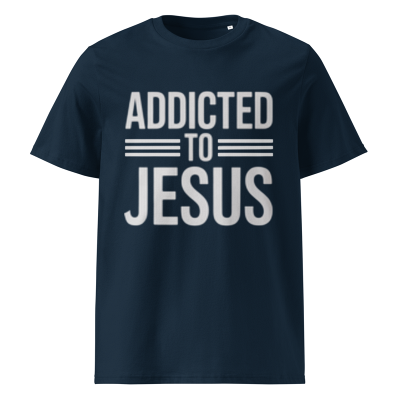 ADDICTED TO JESUS UNISEX ORGANIC COTTON TEE