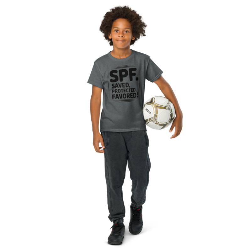 SPF: SAVED, PROTECTED AND FAVORED YOUTH TEE