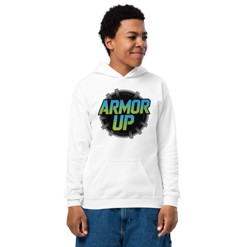 ARMOR UP - YOUTH HEAVY BLEND HOODIE
