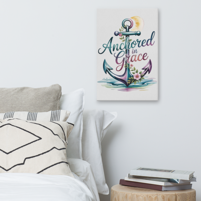 ANCHORED IN GRACE CANVAS