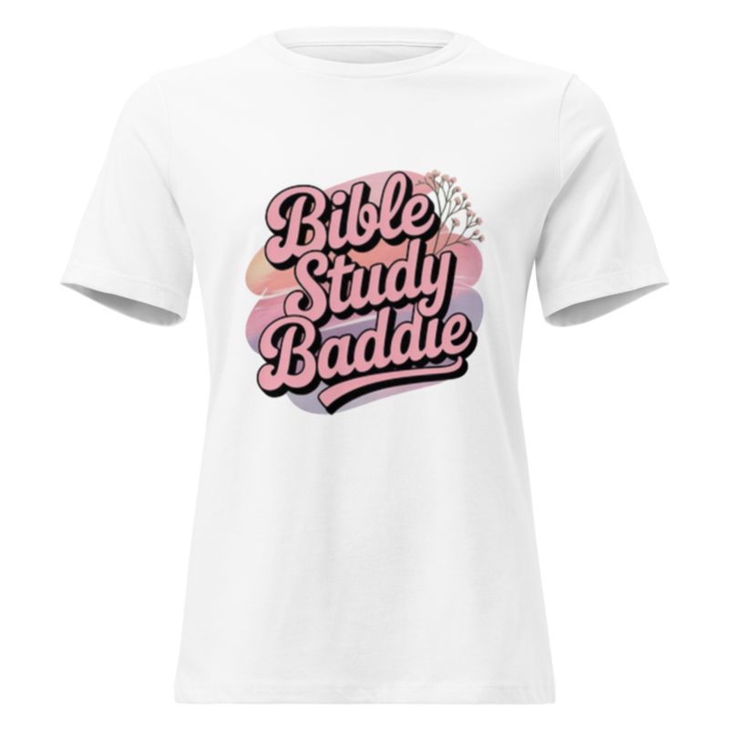BIBLE STUDY BADDIE WOMEN'S RELAXED TEE