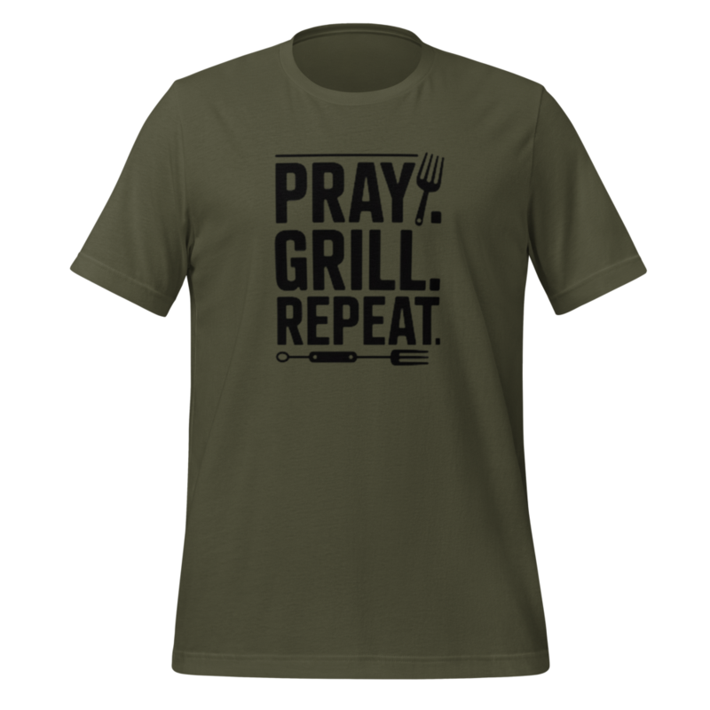 PRAY. GRILL. REPEAT. TEE