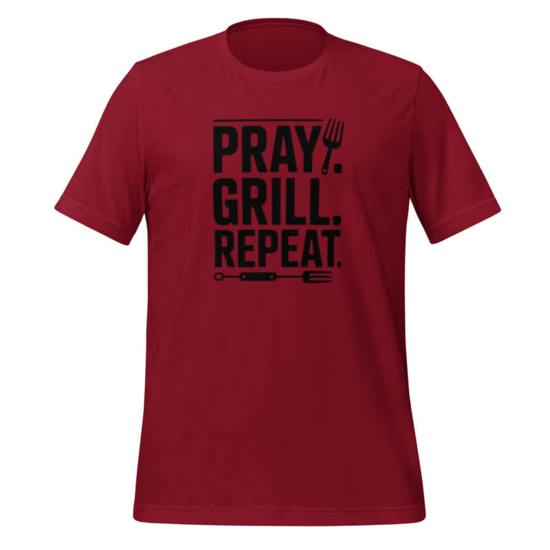 PRAY. GRILL. REPEAT. TEE