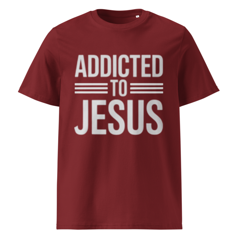 ADDICTED TO JESUS UNISEX ORGANIC COTTON TEE
