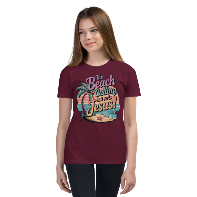 THE BEACH IS CALLING YOUTH TEE