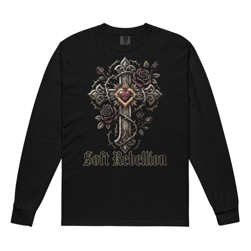 SOFT REBELLION HEAVYWEIGHT LONG-SLEEVE TOP
