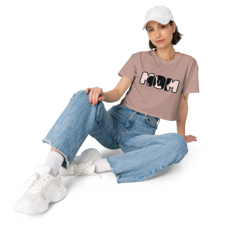 MOM WOMEN'S CROP TOP