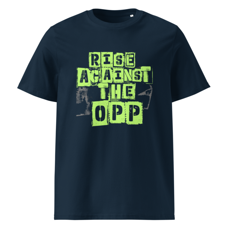 RISE AGAINST THE OPP UNISEX ORGANIC COTTON TEE