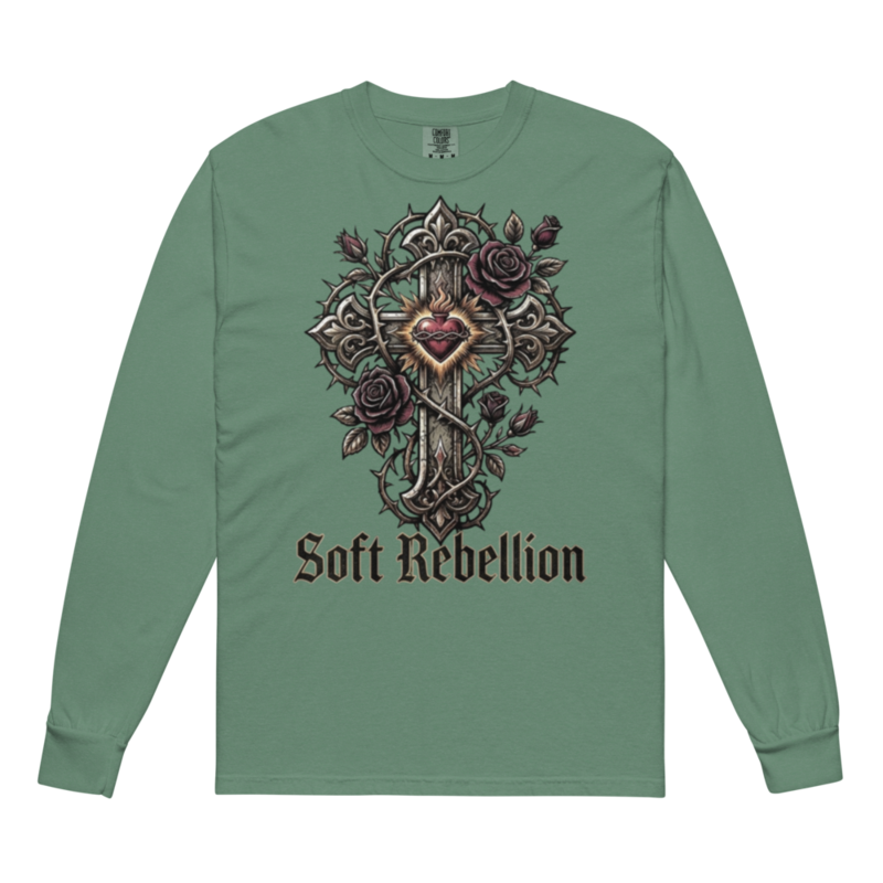 SOFT REBELLION HEAVYWEIGHT LONG-SLEEVE TOP