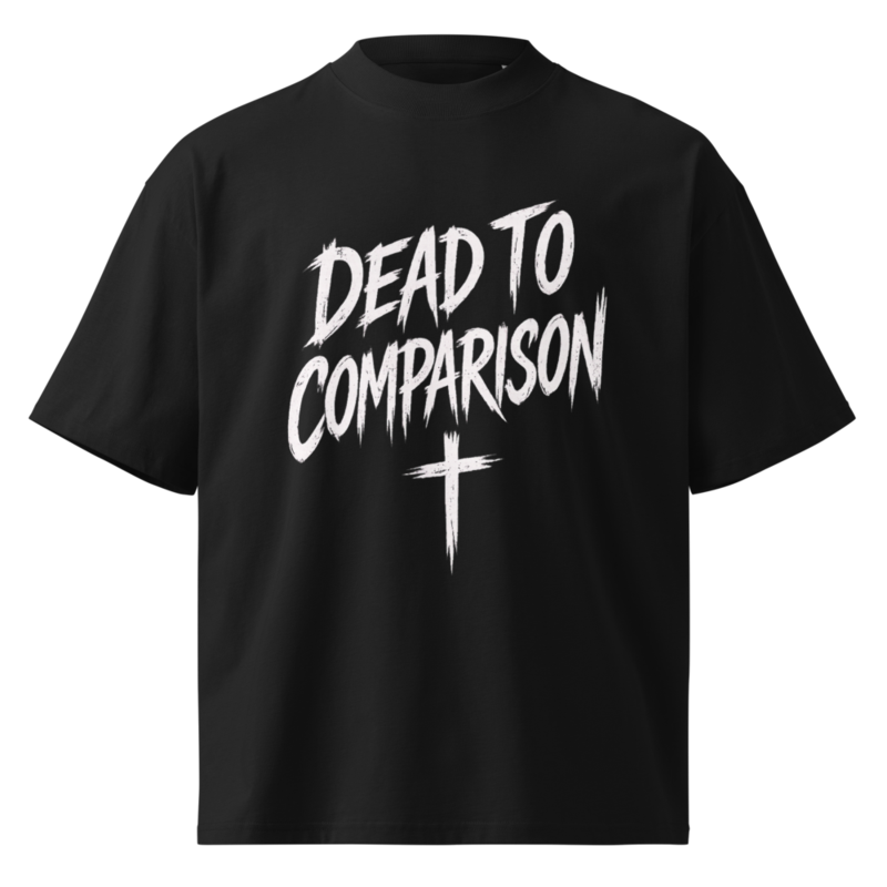 DEAD TO COMPARISON ORGANIC OVERSIZED HIGH NECK TEE