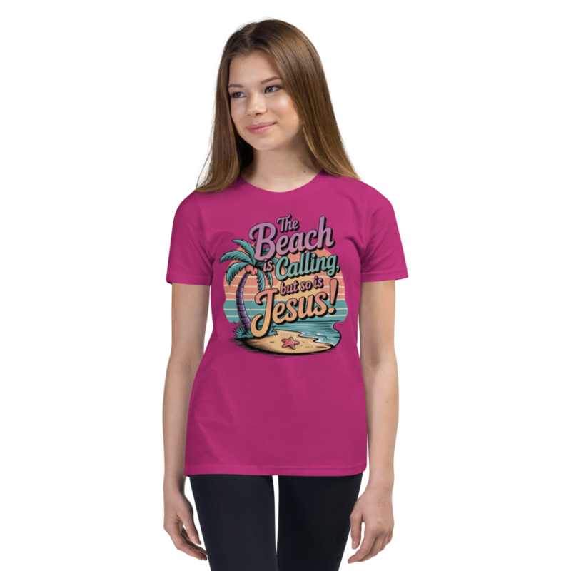THE BEACH IS CALLING YOUTH TEE