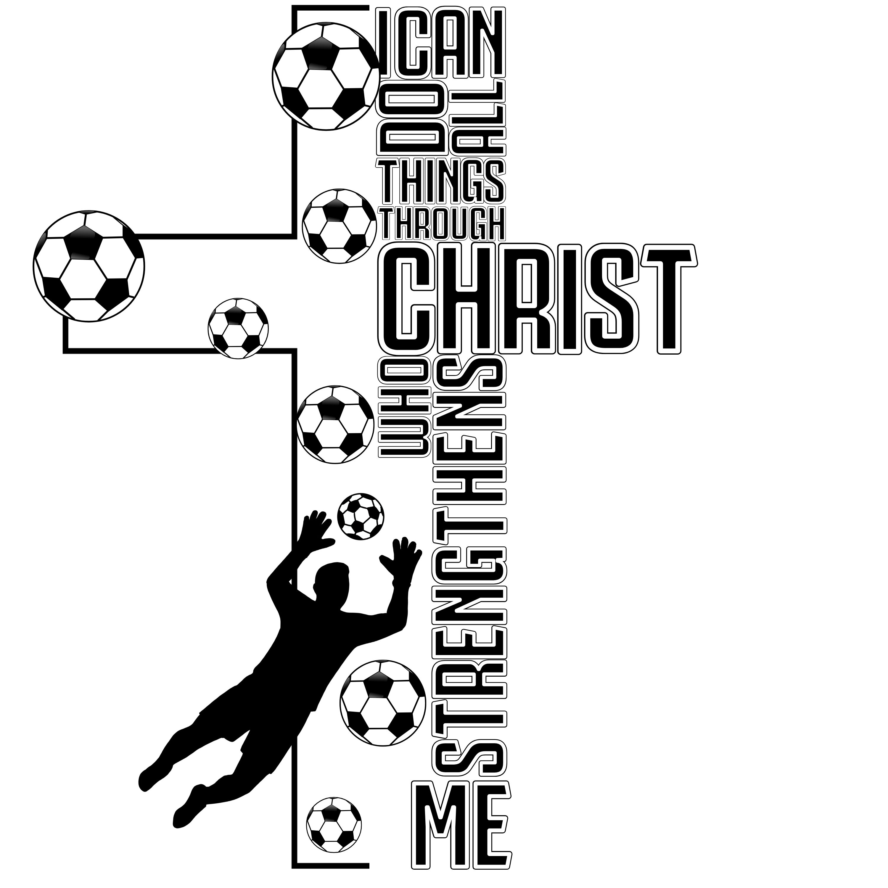 I CAN DO ALL THINGS (SOCCER) - MEN'S PREMIUM TEE