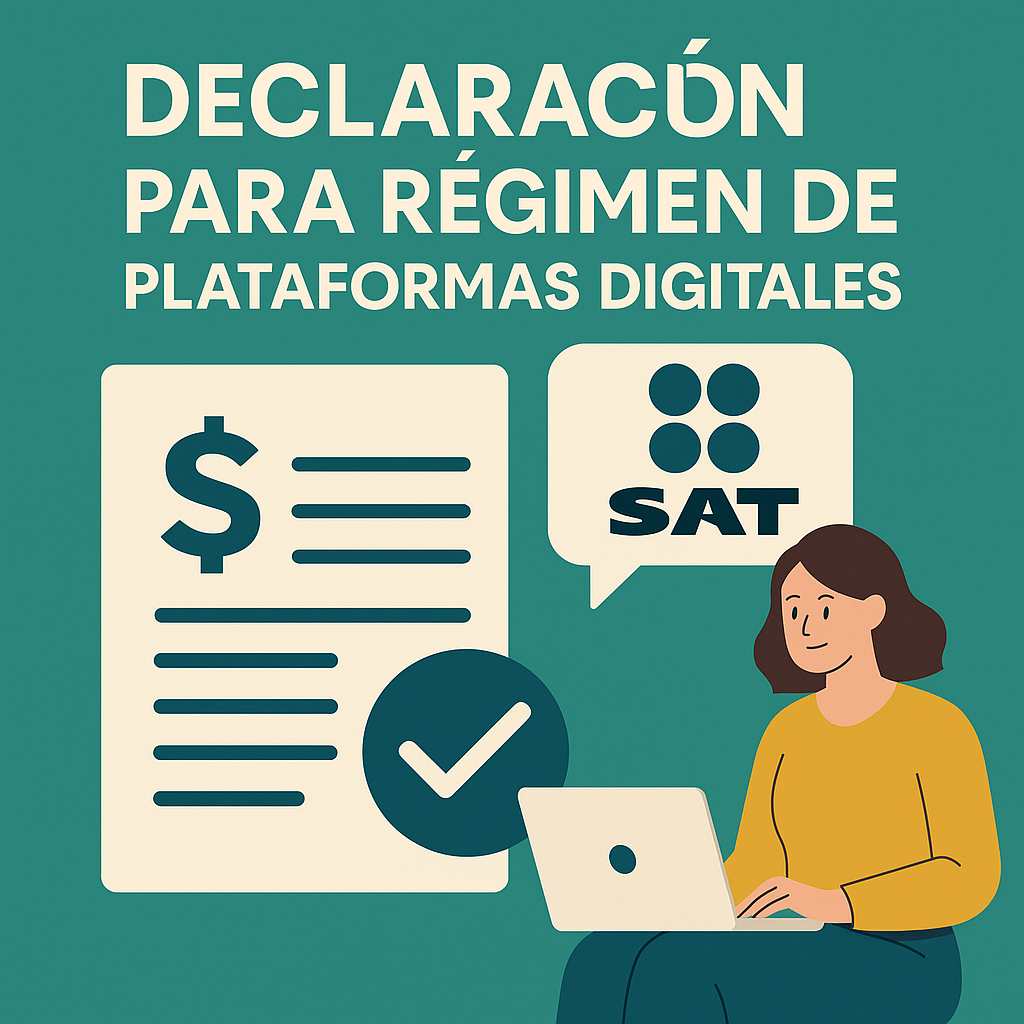 Declaración para Régimen de Plataformas Digitales
